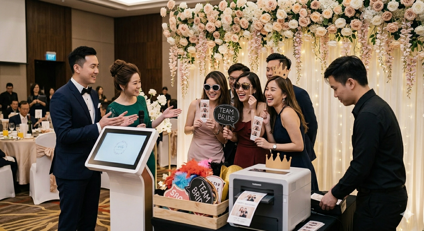 Mengabadikan Tawa: Mengapa Photobooth Wajib Ada di Pernikahan Modern
