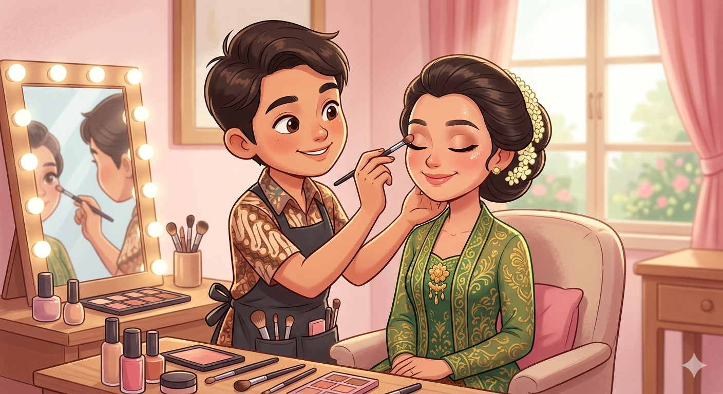 Kanvas Kebahagiaan: Menyelami Estetika Riasan Pengantin Modern