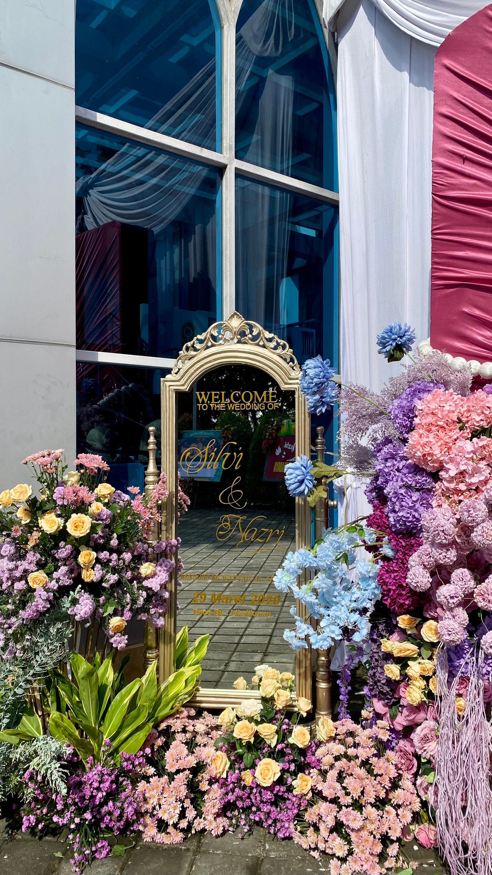 Memories QR Code at the Wedding of Silvi & Nazri